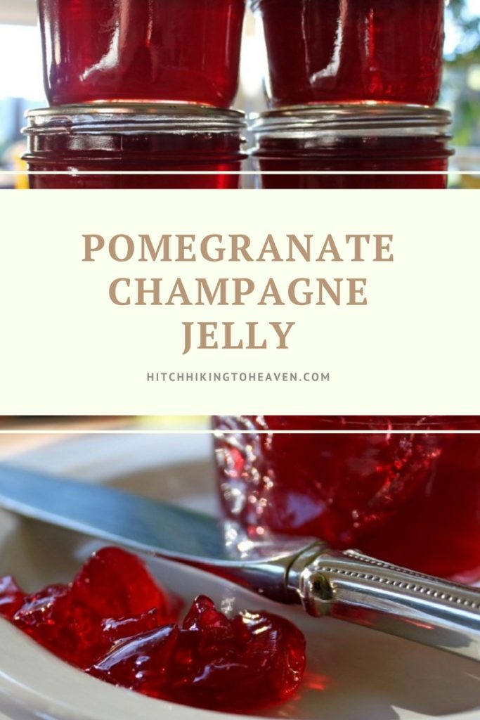 Pomegranate Champagne Jelly | Hitchhiking to Heaven