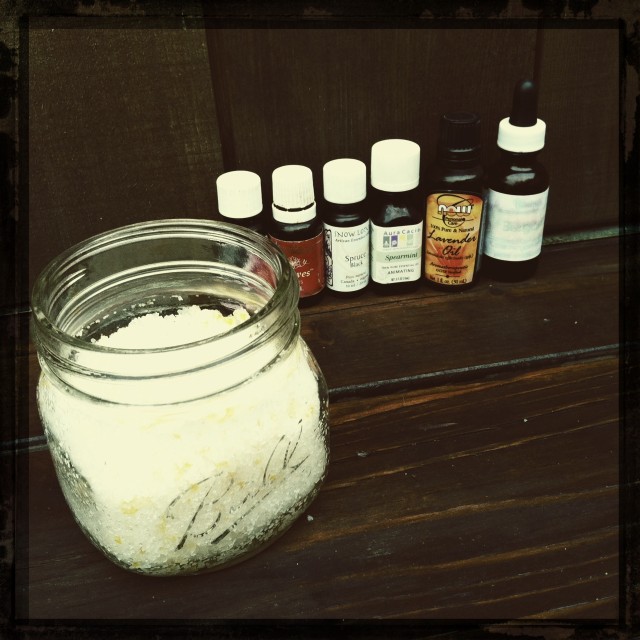 Meyer Lemon Sea Salt Body Scrub Recipe