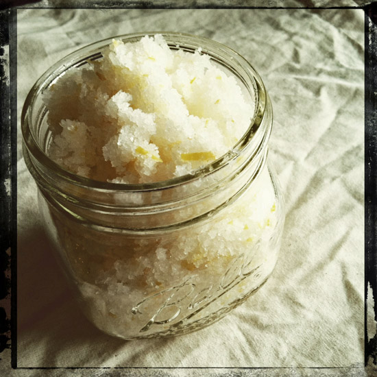 Citrus Sea Salt Body Scrub Recipe