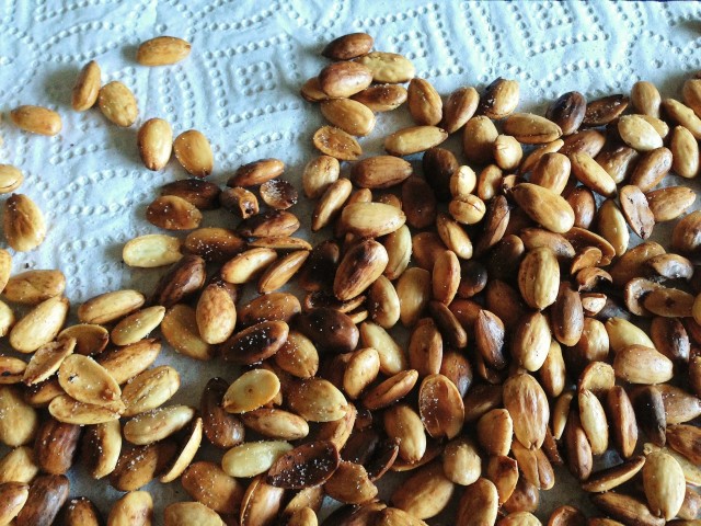 Blanched, Butter-Roasted Almonds with Salt | Hitchhiking to Heaven